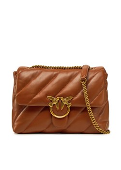 Torebka PINKO Love Puff Big Cl AI 23-24 PLTT 100037 A0F2 Brązowy ze sklepu eobuwie.pl w kategorii Kopertówki - zdjęcie 182056764