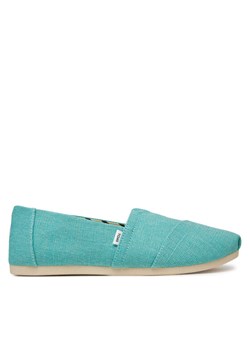 Półbuty Toms Alpargata Classic 10021939 Turkusowy ze sklepu eobuwie.pl w kategorii Półbuty damskie - zdjęcie 182057183