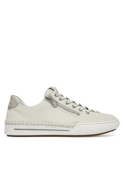 Sneakersy Rieker L7250-80 Écru ze sklepu eobuwie.pl w kategorii Buty sportowe damskie - zdjęcie 182057192