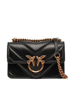 Torebka PINKO Love One Mini Light 104550 A26Z Czarny ze sklepu eobuwie.pl w kategorii Listonoszki - zdjęcie 182057333