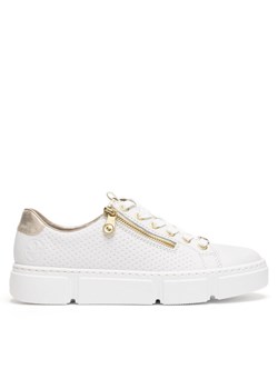 Sneakersy Rieker N5932-80 Biały ze sklepu eobuwie.pl w kategorii Buty sportowe damskie - zdjęcie 182057722