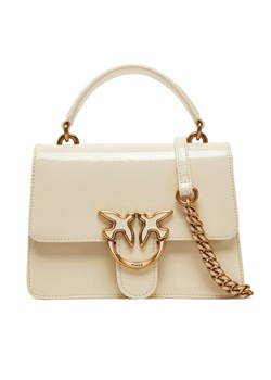 Torebka PINKO Love One Top Handle Mini Light PE 25 PLTT 100071 A1UV Écru ze sklepu eobuwie.pl w kategorii Torebki damskie - zdjęcie 182058252