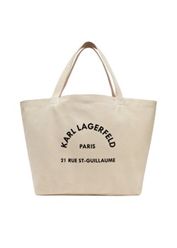 Torebka KARL LAGERFELD A1W50006 Beżowy ze sklepu eobuwie.pl w kategorii Torby Shopper bag - zdjęcie 182058283