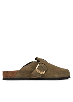 Klapki Tamaris 1-27600-44 Khaki ze sklepu eobuwie.pl w kategorii Klapki damskie - zdjęcie 182058494