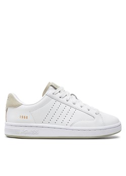 Sneakersy K-Swiss Lozan Klub Lth 97263-907-M Biały ze sklepu eobuwie.pl w kategorii Buty sportowe damskie - zdjęcie 182058532
