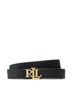 Pasek Damski Lauren Ralph Lauren 412912038001 Czarny ze sklepu eobuwie.pl w kategorii Paski damskie - zdjęcie 182058553