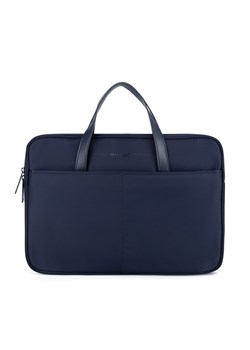 Torba na laptopa Beverly Hills Polo Club BHPC-K-027-06 Granatowy ze sklepu eobuwie.pl w kategorii Torby na laptopa - zdjęcie 182058791