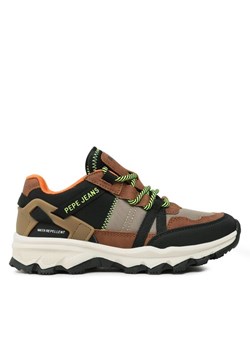 Sneakersy Pepe Jeans PBS30531 Brązowy ze sklepu eobuwie.pl w kategorii Buty sportowe dziecięce - zdjęcie 182058804