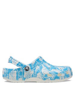 Klapki Crocs Classic Duke Print Clog 210003 Niebieski ze sklepu eobuwie.pl w kategorii Klapki damskie - zdjęcie 182058853