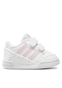 Sneakersy adidas Team Court 2 Str Cf I ID6638 Biały ze sklepu eobuwie.pl w kategorii Buty sportowe dziecięce - zdjęcie 182058860