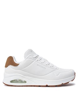 Sneakersy Skechers Uno - Suited On Air 183004 Biały ze sklepu eobuwie.pl w kategorii Buty sportowe męskie - zdjęcie 182058910