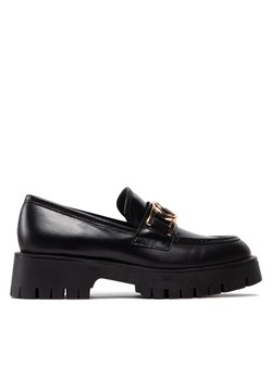 Loafersy Guess Ilary FL7ILR FAL14 Czarny ze sklepu eobuwie.pl w kategorii Półbuty damskie - zdjęcie 182059051
