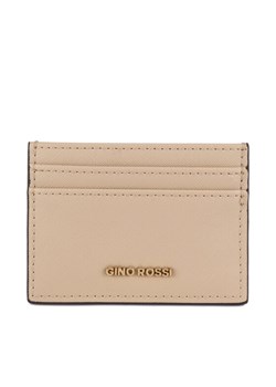 Etui na karty kredytowe Gino Rossi QYL0023 Beżowy ze sklepu eobuwie.pl w kategorii Portfele damskie - zdjęcie 182059134