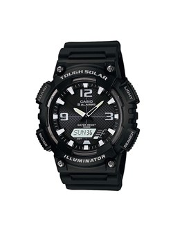 Zegarek Casio Solar AQ-S810W-1AVEF Czarny ze sklepu eobuwie.pl w kategorii Zegarki - zdjęcie 182059233