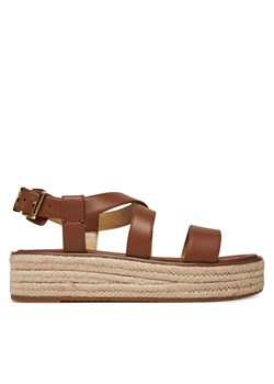 Espadryle MICHAEL Michael Kors Lynn 40S5LYFS1L Brązowy ze sklepu eobuwie.pl w kategorii Espadryle damskie - zdjęcie 182059444