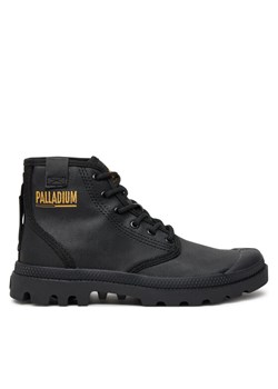 Trapery Palladium PAMPA HI COATED 74375-008-M Czarny ze sklepu eobuwie.pl w kategorii Workery damskie - zdjęcie 182059530
