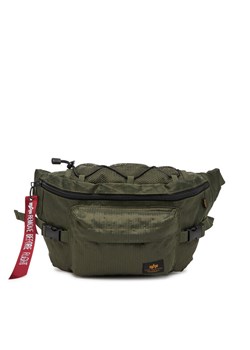 Saszetka nerka Alpha Industries 156949 Khaki ze sklepu eobuwie.pl w kategorii Torby męskie - zdjęcie 182059772
