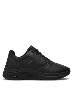 Sneakersy Skechers Mile Makers 155570/BBK Czarny ze sklepu eobuwie.pl w kategorii Buty sportowe damskie - zdjęcie 182059792