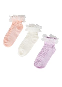 Skarpety JENNY 7KB-004-SS25 (3-pack) Różowy ze sklepu eobuwie.pl w kategorii Skarpetki dziecięce - zdjęcie 182059844