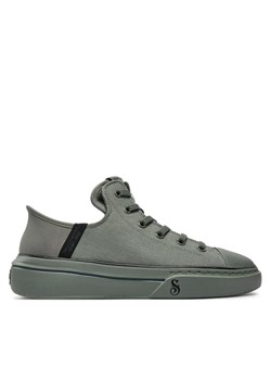 Sneakersy Skechers Snoop One-Boss Life Canvas 251026/OLV Khaki ze sklepu eobuwie.pl w kategorii Trampki damskie - zdjęcie 182060253
