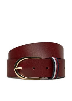 Pasek Damski Tommy Hilfiger AW0AW16596 Czerwony ze sklepu eobuwie.pl w kategorii Paski damskie - zdjęcie 182060431
