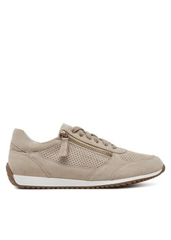 Sneakersy Geox D Calithe D36N0A 00022 C6738 Beżowy ze sklepu eobuwie.pl w kategorii Buty sportowe damskie - zdjęcie 182060601