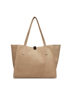 Torebka Calvin Klein Ck Narrate Shopper_Suede K60K612983 Beżowy ze sklepu eobuwie.pl w kategorii Torby Shopper bag - zdjęcie 182060640