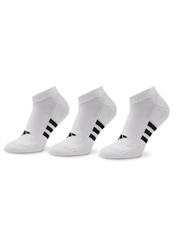 Skarpety stopki unisex adidas Performance Cushioned Low Socks 3 Pairs HT3449 Biały ze sklepu eobuwie.pl w kategorii Skarpetki męskie - zdjęcie 182060641