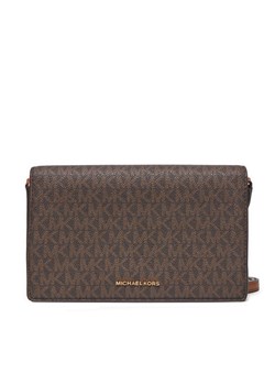 Torebka MICHAEL Michael Kors Jet Set 32T4GJ6C6B Brązowy ze sklepu eobuwie.pl w kategorii Listonoszki - zdjęcie 182060724