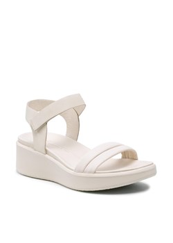 Sandały ECCO Flowt Wedge Lx W 27330359113 Beżowy ze sklepu eobuwie.pl w kategorii Sandały damskie - zdjęcie 182060802