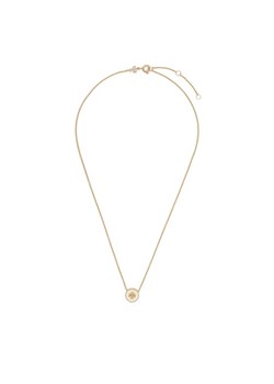 Naszyjnik Tory Burch Kira Enamel Pendant 90549 Biały ze sklepu eobuwie.pl w kategorii Naszyjniki - zdjęcie 182061121