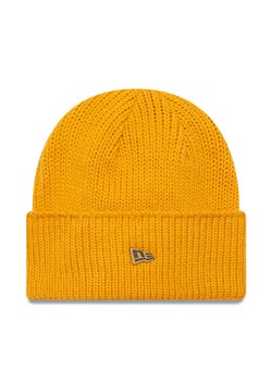 Czapka New Era Wide Cuff Beanie 60565448 Żółty ze sklepu eobuwie.pl w kategorii Czapki zimowe damskie - zdjęcie 182061414