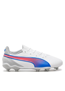 Buty do piłki nożnej Puma KING MATCH FG/AG Jr 108048 Biały ze sklepu eobuwie.pl w kategorii Buty sportowe dziecięce - zdjęcie 182061964