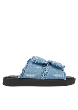 Klapki Inuikii Classic Jeans Velcro 70104-143 506 Niebieski ze sklepu eobuwie.pl w kategorii Klapki damskie - zdjęcie 182062153