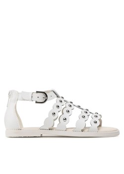 Sandały Geox J Sandal Karly Girl J3535D043BCC1000 S Biały ze sklepu eobuwie.pl w kategorii Sandały dziecięce - zdjęcie 182062162
