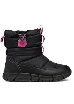 Śniegowce Geox J Flexyper Girl B Ab J46APB 0FU54 C9B8L S Czarny ze sklepu eobuwie.pl w kategorii Buty zimowe dziecięce - zdjęcie 182062501