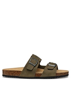 Klapki Geox U Sandal Ghita U159VB 00032 C3009 Khaki ze sklepu eobuwie.pl w kategorii Klapki męskie - zdjęcie 182062723