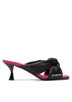 Klapki LOVE MOSCHINO JA28365G0IIE0000 Czarny ze sklepu eobuwie.pl w kategorii Klapki damskie - zdjęcie 182062730