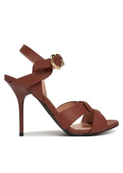 Sandały LOVE MOSCHINO JA16069G1MIA0201 Brązowy ze sklepu eobuwie.pl w kategorii Sandały damskie - zdjęcie 182062930