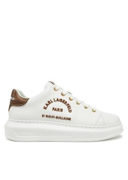 Sneakersy KARL LAGERFELD Kapri KL62539M Biały ze sklepu eobuwie.pl w kategorii Buty sportowe damskie - zdjęcie 182062974