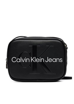 Torebka Calvin Klein Jeans Sculpted Camera Bag18 Mono K60K610275 Czarny ze sklepu eobuwie.pl w kategorii Listonoszki - zdjęcie 182063044