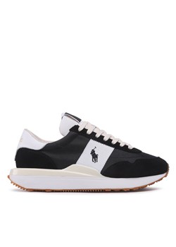 Sneakersy Polo Ralph Lauren Train 89 809878008001 Czarny ze sklepu eobuwie.pl w kategorii Buty sportowe męskie - zdjęcie 182063050