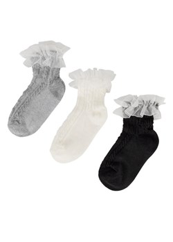 Skarpety JENNY 7KB-004-SS25 (3-pack) Biały ze sklepu eobuwie.pl w kategorii Skarpetki dziecięce - zdjęcie 182063134