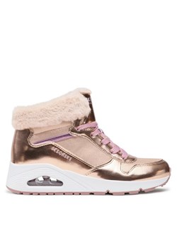 Sneakersy Skechers Uno Cozy On Air 310518L/RSGD Złoty ze sklepu eobuwie.pl w kategorii Buty sportowe dziecięce - zdjęcie 182063144