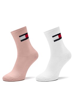 Zestaw 2 par wysokich skarpet dziecięcych Tommy Hilfiger 701229940 Różowy ze sklepu eobuwie.pl w kategorii Skarpetki dziecięce - zdjęcie 182063542