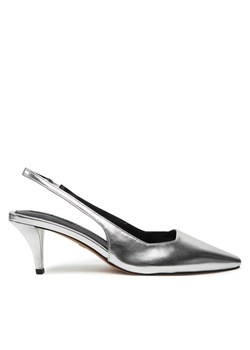 Sandały Nine West WFA3377-1 Srebrny ze sklepu eobuwie.pl w kategorii Sandały damskie - zdjęcie 182063621