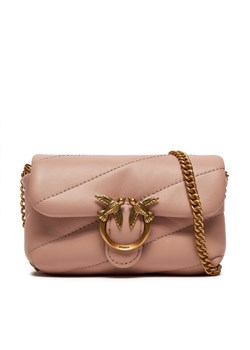 Torebka Pinko Love Puff Micro C PE 24 PCPL 100041 A0F2 Różowy ze sklepu eobuwie.pl w kategorii Kopertówki - zdjęcie 182063700