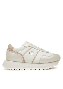 Sneakersy Calvin Klein Jeans V3A9-82034-1355A M Écru ze sklepu eobuwie.pl w kategorii Buty sportowe dziecięce - zdjęcie 182063721