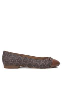 Baleriny MICHAEL Michael Kors Rebecca Flex Empire Monogram 40F4RBFP1B Brązowy ze sklepu eobuwie.pl w kategorii Balerinki - zdjęcie 182063791