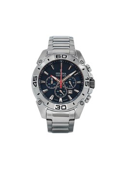 Zegarek Festina Chrono Bike '21 20543/4 Srebrny ze sklepu eobuwie.pl w kategorii Zegarki - zdjęcie 182063880